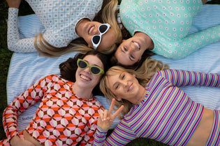 Women's long sleeve rashies by Sunfolk, designed for sun protection, surfing, swimming and active beach days.