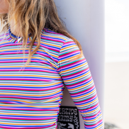 Cali Rashie in Electric Dusk by Sunfolk Swimwear Australia