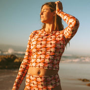 Cali Rashie in Sunburst by Sunfolk Swimwear Australia