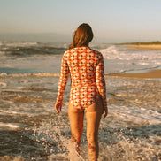 Cali Rashie in Sunburst by Sunfolk Swimwear Australia