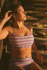 Frankie Crop Bralette in Electric Dusk by Sunfolk Swimwear Australia