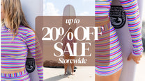 Sunfolk Swimwear sale - up to 20% off storewide on women's surf suits, rashies and swimwear Australia