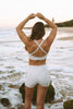 Willow Triangle Bralette bikini top in Dune Daisy by Sunfolk Swimwear Australia